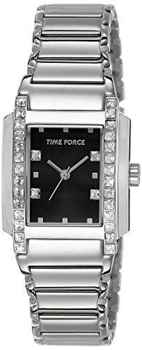 TIME FORCE Reloj analogico para Mujer de Cuarzo con Correa en Acero Inoxidable TF-3394L01M