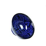 Hauteur : environ 10,5 cm - Diamètre : environ 21 cm - Les variations de forme, de taille et de motif ne sont pas un défaut, mais une preuve qu'il s'agit d'un véritable artisanat.