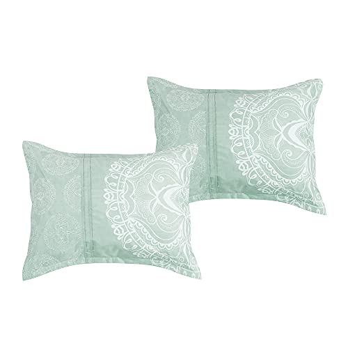 Esca La Casa Comforter Set - Modern Minimalistic Design, Suitable For All Seasons, Decorative Pillow, Matching Shams - Queen Size #TOP4