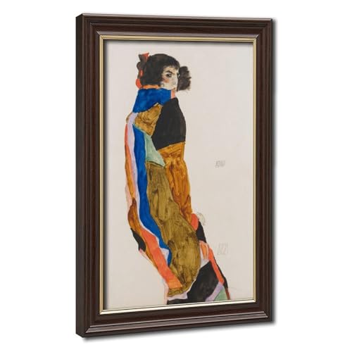 Toile Moa Egon Schiele cadre mural élégant pour sublimer l'ambiance de votre bureau