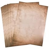 Lot de 150 feuilles de papier à lettre ancien