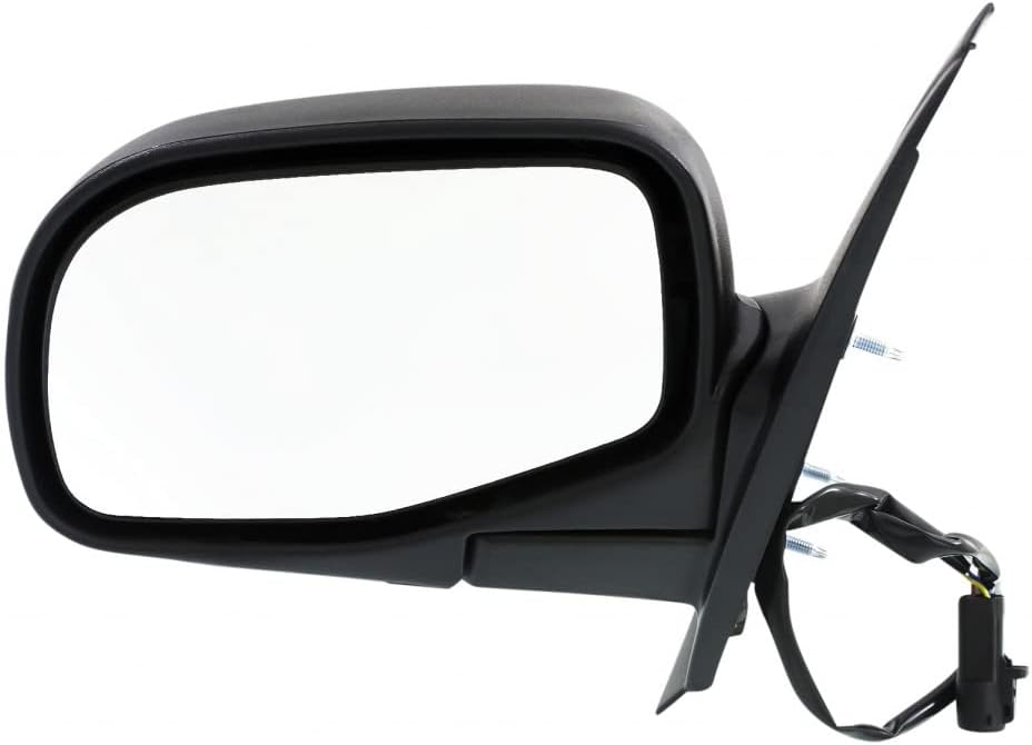 For Mercury Mountaineer 1997-2001 Door Mirror Driver Side | Power | Non-Heated | Textured | Replacement For F5TZ17683B | FO1320113