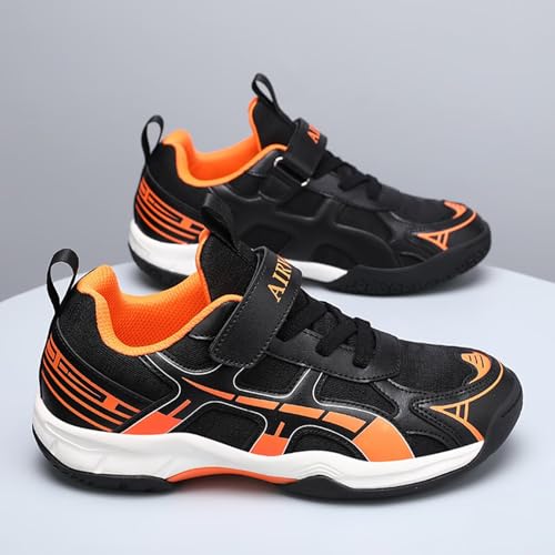 Kids Racket Sneakers - Boys Girls Badminton Shoes Tennis Shoes, Suitable for All Courts Squash Sneakers | Strong Support and Shock Absorption (Little Kids/Big Kids)2
