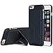 iPhone 6 Case, Akiko Stand Case [Origami Series] Ultimate Protection Scratch Proof Soft Interior Leather HardCase with [Foldable 2-Way Stand Feature] for iPhone 6, Navy Blue