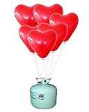 heliumflasche mieten hamburg 1 x Flasche der Marke Helium King, einschließlich 50 Latexballons (gemischte Farben) 25 cm und 50 x Polyband (1,2 m lang).