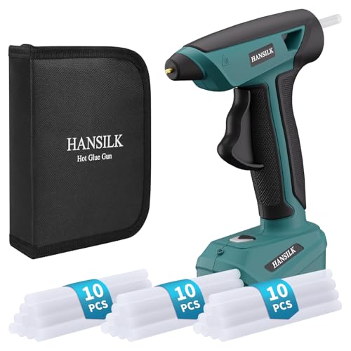 HANSILK �O���[�K�� �R�[�h���X �O���[�K���Z�b�g 15�b�}�����M �O���[�X�e�B�b�N30�{�t�� USB�[�d�� Type-C�[�d �����d���I�t�@�\�t�� 2000mAh�����o�b�e���[ �����x�[�X ���f�ޑΉ� ���[�o�b�O�t�� �y�� ��|�p DIY�E�H��E�C