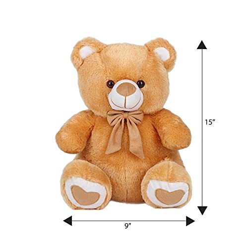 Image of Ultra 15 inch Teddy Bear Fully Stuffed Soft Plush Toy for Kids in Brown Animal Toy Gift Birthday Anniversary Christmas Diwali Home Decore