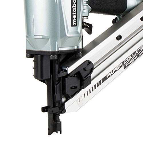 Metabo Hpt Framing Nailer, Pneumatic, Accepts 30 Degree Paper Strip Collated Clipped Head Nails And 30 Degree Paper Strip Collated Offset Round Head Nails, 2-Inch To 3-1/4-Inch (Nr83Aa5) #TOP4