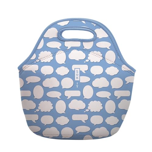 Sok It LunchTote Zippered Bag Insulated Neoprene Caddy (Big Ideas,
