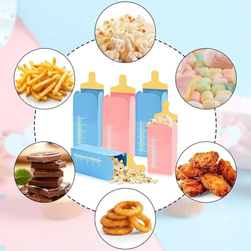 Baby shower réussie avec la boîte à popcorn 24 pièces pour table de buffet