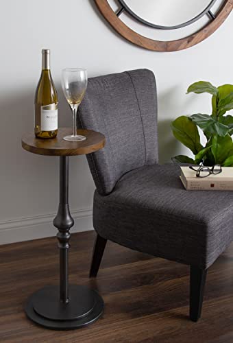 image for Kate and Laurel Stratton Rustic Pedestal Table, 12