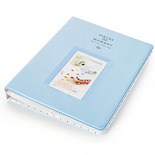 Álbum Instax Mini para 64 fotos Pieces of Moment Azul - AMD64-03