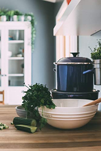 Le Creuset Enamel On Steel Stockpot, 8 Qt., Indigo #TOP5