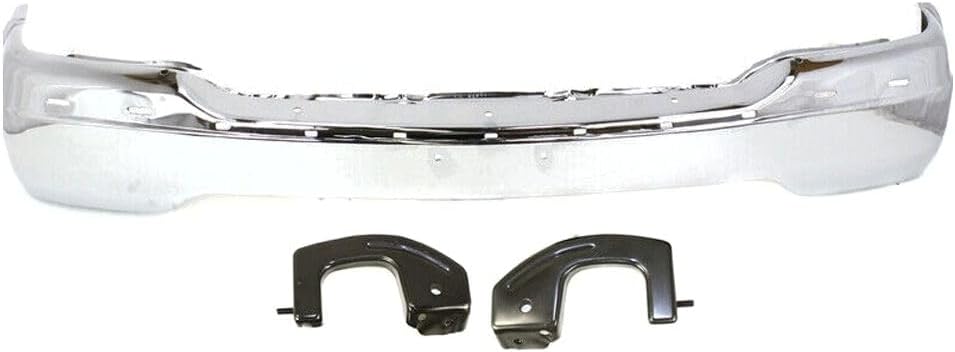 Bumper Front Chrome for GMC for Yukon SL 2006 for Sierra 1500 Base/Denali/HT/WT 2002 & C3 2001 for Sierra 2500/2500HD/3500 Base 2002 for Yukon XL 1500 SL 2006 1pc 16 in -Item Height
