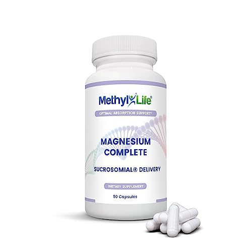 Methyl-Life Superior Sucrosomial Magnesium High Absorption & Gentle on Stomach Non-GMO Gluten-Free Vegan | 90 Capsules (3-Month Supply)