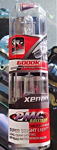 Pmcracetech H6M 35/35W Xenon-Halogen Parallel Filament Hi-Tech Clearwhite Light Bulb Set Yamaha Atv #TOP2