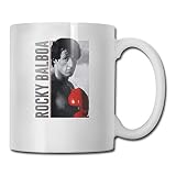 AOOEDM Rocky Balboa Mattierte Keramik Tasse Kaffeetasse Tasse Tee Tasse für Office Home Kapazität.