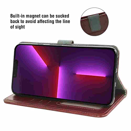 BANLEI2U Estojo Fólio de Capa de Telefone for ASUS ZENFONE 7 PRO, Couro PU Premium Capa Slim Fit for