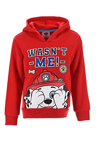 Paw Patrol Niños Sudadera (Roja,3 años)