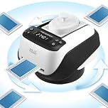 Delousiber Automatic Card Dealer, 360° Rotating Automatic Card Dealing Sending Machine for up to 8 Players, Rechargeable C ard Issuing Machine for Poker, UNO, Blackjack, Texas Hold'em