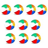 Ukbzxcmws Pelota de playa para exteriores, juguete para nadar, pelota de playa inflable, 14, 23 cm, 16, 26 cm, 22, 40 cm