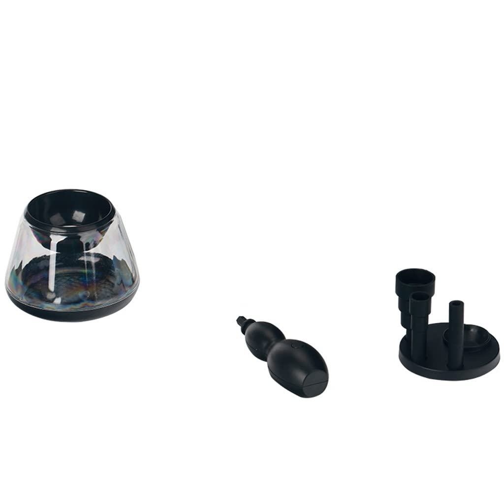 Zestaw pędzli do makijażu Myjka do szczotek Automatyczna myjka do szczotek Szybkosuszarka Elektryczny środek czyszczący Lazy Automatic Magic (Color : Nero)