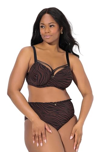 Soutien-gorge Ulla Popken Truyou femme avec armatures bonnets B C D E F motif animal
