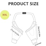 Powerruif 2 Stück Recovery Sleeve Hund, Ellenbogenbandage Hund Liegeschwielen Hund Euioovm Pet Knee Pads für Mittelgroße und Große Hunde Verhindert Das Lecken Von Wunden (Gelb Grau XXL)