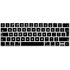 HRH Touch Bar Silicone Keyboard Cover for MacBook Pro with Touch Bar 13 Inch and 15 Inch A2159/A1989/A1706,A1990/A1707 2019 2018 2016 2017 Release European Version,Black