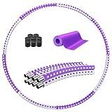 aros hula hoop df ★ PESO AJUSTABLE: Puede aumentar el peso da 1.3 kg a 3.5 kg a través de añadir frijoles o bolas de acero. Ideal para principiantes a profesionales! 