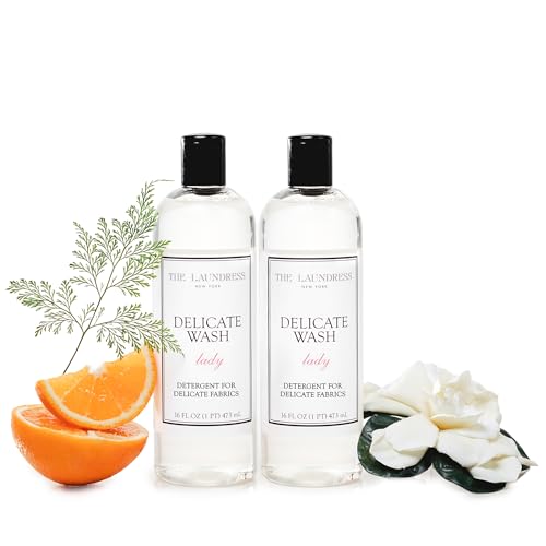 Image of The Laundress Delicate Wash Luxury Liquid Laundry Detergent, 31 Loads, Concentrated Washing Detergent, Lady Scent, Enzyme-Free Hand or Machine Wash Laundry Soap for Silk, Lingerie & More, Pack of 2