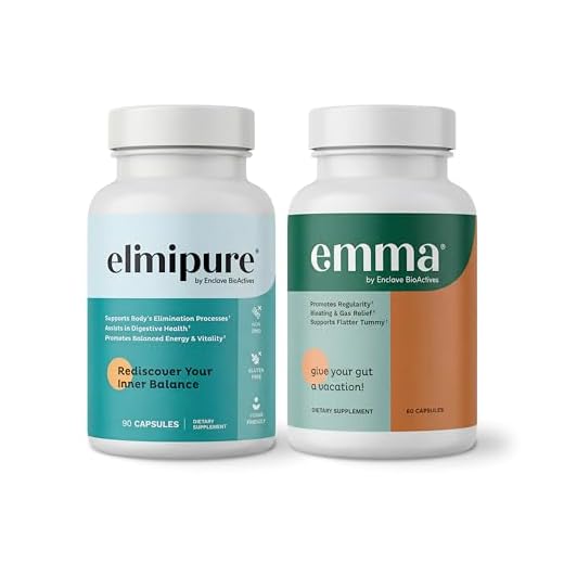 Emma Gut Health & Elimipure Cleanse Bundle – Complete Digestive Detox Bundle for Bloating, Metabolism, and Microbiome Support | Leaky Gut Repair, Colon Cleanse & IBS Relief
