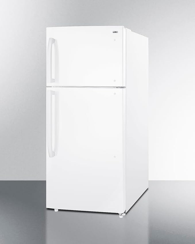 Summit 30" Refrigerator, 20.5 cu.ft Capacity Top Mount Refrigerator - Freezer, ENERGY STAR, White- CTR21W on Fridge.com