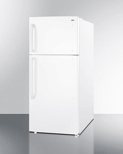 Summit 30" Refrigerator, 20.5 cu.ft Capacity Top Mount Refrigerator - Freezer, ENERGY STAR, White- CTR21W on Fridge.com