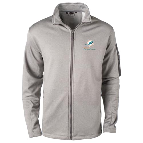 Image of Dunbrooke Men's NFL Freestyle Coated Tech Fleece Full-Zip Jacket