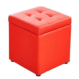 Faux Leather Ottoman...