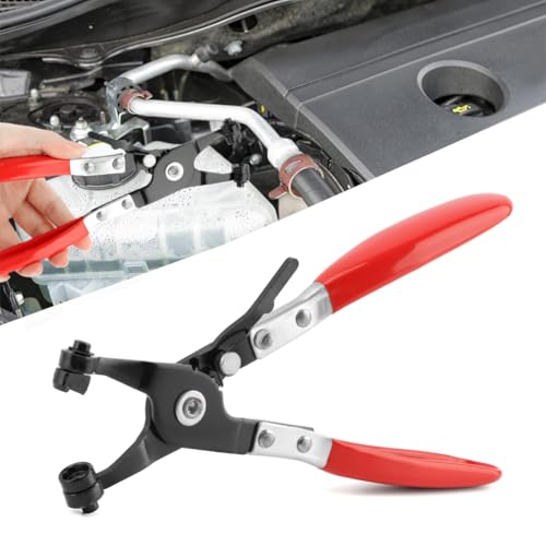 Alicate de braçadeira de mangueira, ferramenta de braçadeira de mangueira com faixa plana giratória,