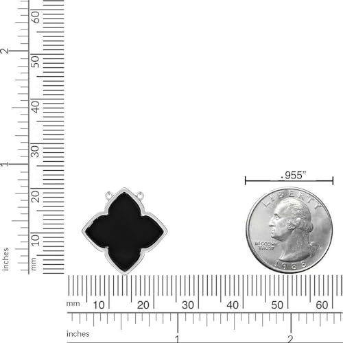 Lavari Jewelers Black Onyx, Malachite, Mother of Pearl Evil Eye Pendant Necklace for Women in 925 Sterling Silver with Yellow Gold Plating White Sapphire 18 Inch Long Adjustable Chain Lobster Claw4