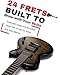 AKLOT 24-Fret Electric Guitar Kit, 40 inch Single Cut (LP Style), Modern Playability Coil-Split Humbucker Pickups, 18:1 Tuning Pegs,W/Guitar Accessories Gig Bag,Cable,Strap,Picks,Strings,Tuner,Book