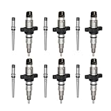 Nakkaa Diesel Common Rail Fuel Injectors and Connector Tubes Compatible with Ram 2500 3500 2004-2009 5.9L 0445120103, 0445120208, 0445120238, 0986435505 (6pcs)