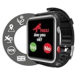 CPR Guardian III - SOS Personal Alarm with Call Button and 2-Way Calling - Features include Location GPS Tracker, Fall Alarm for Elderly, Heart Rate Monitor, Medical Reminders