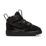 Calzado Nike Nike Court Borough Mid 2 Boot TD, Zapatillas, Black/Black/Black, 25 EU
