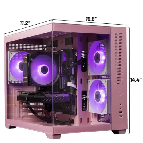 Image of Skytech Gaming Aurora Gaming PC, AMD Ryzen 5 5500 3.6GHz, NVIDIA RTX 5060 Ti 8GB VRAM, 1TB NVMe SSD, 16GB DDR4 RAM 3200, 650W Gold PSU, Wi-Fi 5, Windows 11, Desktop