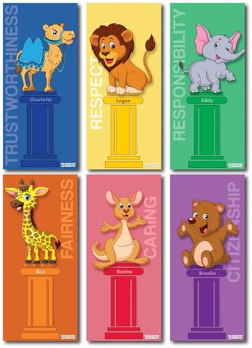 CHARACTER COUNTS! Animal Friends Six Pillars Posters (3 Sets of 6)