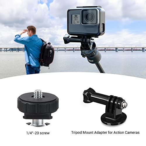 Jjc 3 In 1 Mount Adapter Kit Cell Phone Clip Clamp Mini Extension Pole Tripod Stand Action Camera Video Vlog Holder For Gopro Hero9 Hero8 7 6 Iphone Samsung Galaxy Sony Zv-E10 Zv-1 #TOP6
