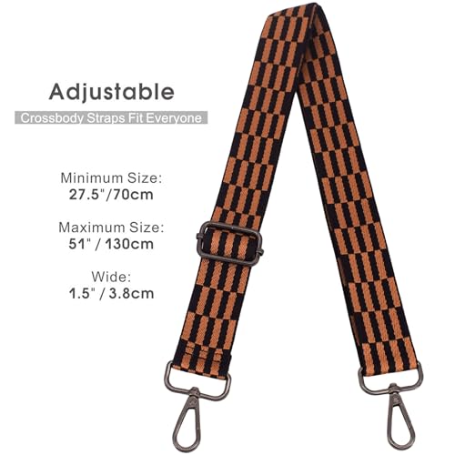 Image of Replacement Purse Strap Shoulder Strap Adjustable Crossbody Strap for Women Crossbody Wide Shoulder Bag