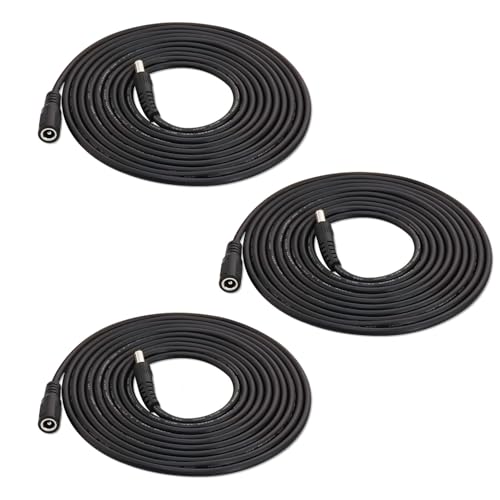 XZGm Verlängerungskabel für Philips Hue Play Bars, 3 Meter, 3 Stück, Schwarz, CE-zertifiziert