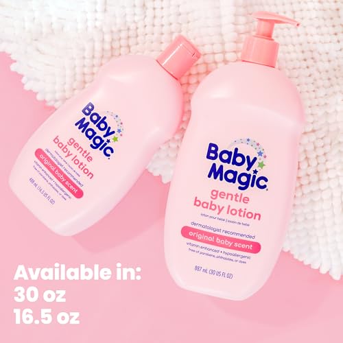 Image of Baby Magic Gentle Baby Lotion, Original Baby Scent, (6 Pack) 16.5 Fl Oz