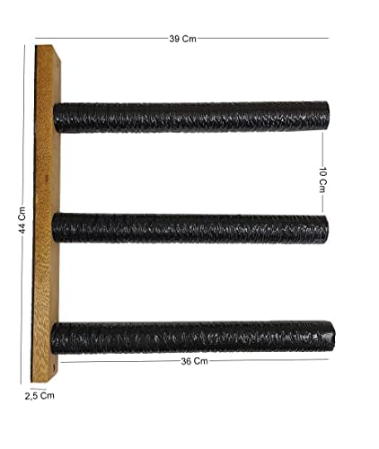 Rack Para 3 Pranchas de Surf - Horizontal - Madeira
