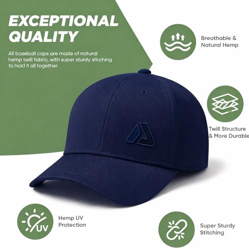 Image of Aprodo Adjustable Cap for Men & Women | Lightweight Breathable Unisex Hat for Sun Protection | for Workout, Travel, Outdoor Activities & Sports